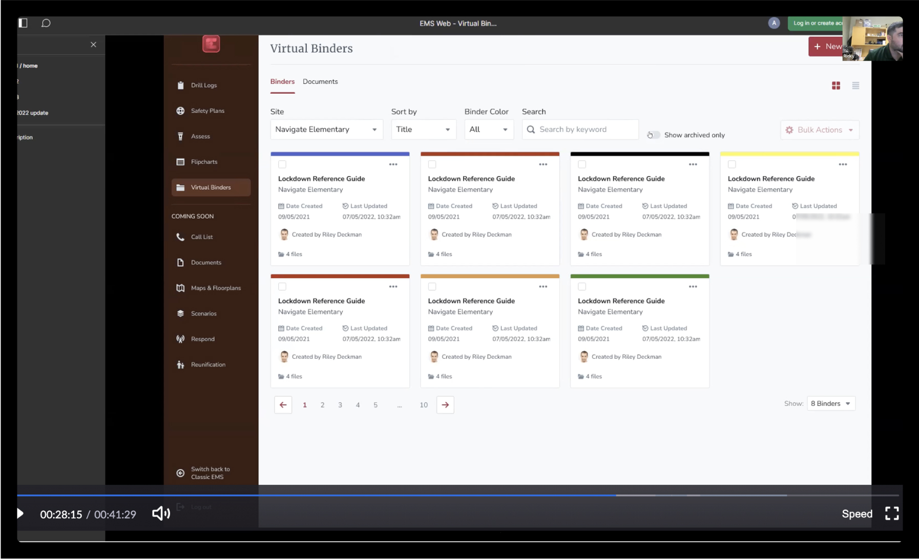 Moderated user tests