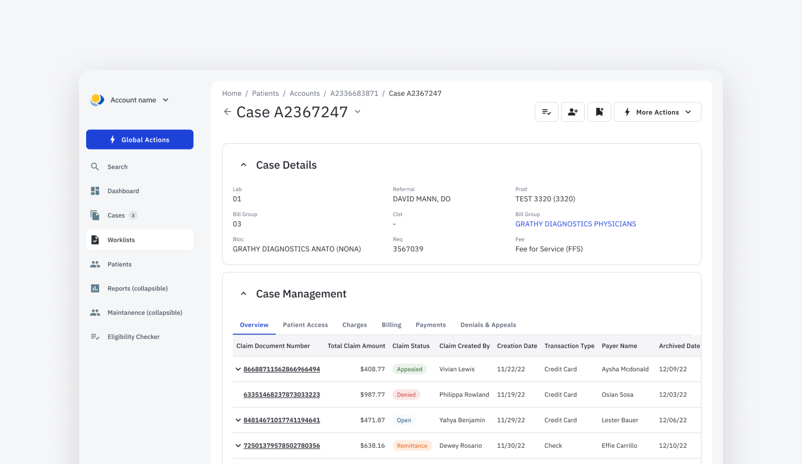 Case management