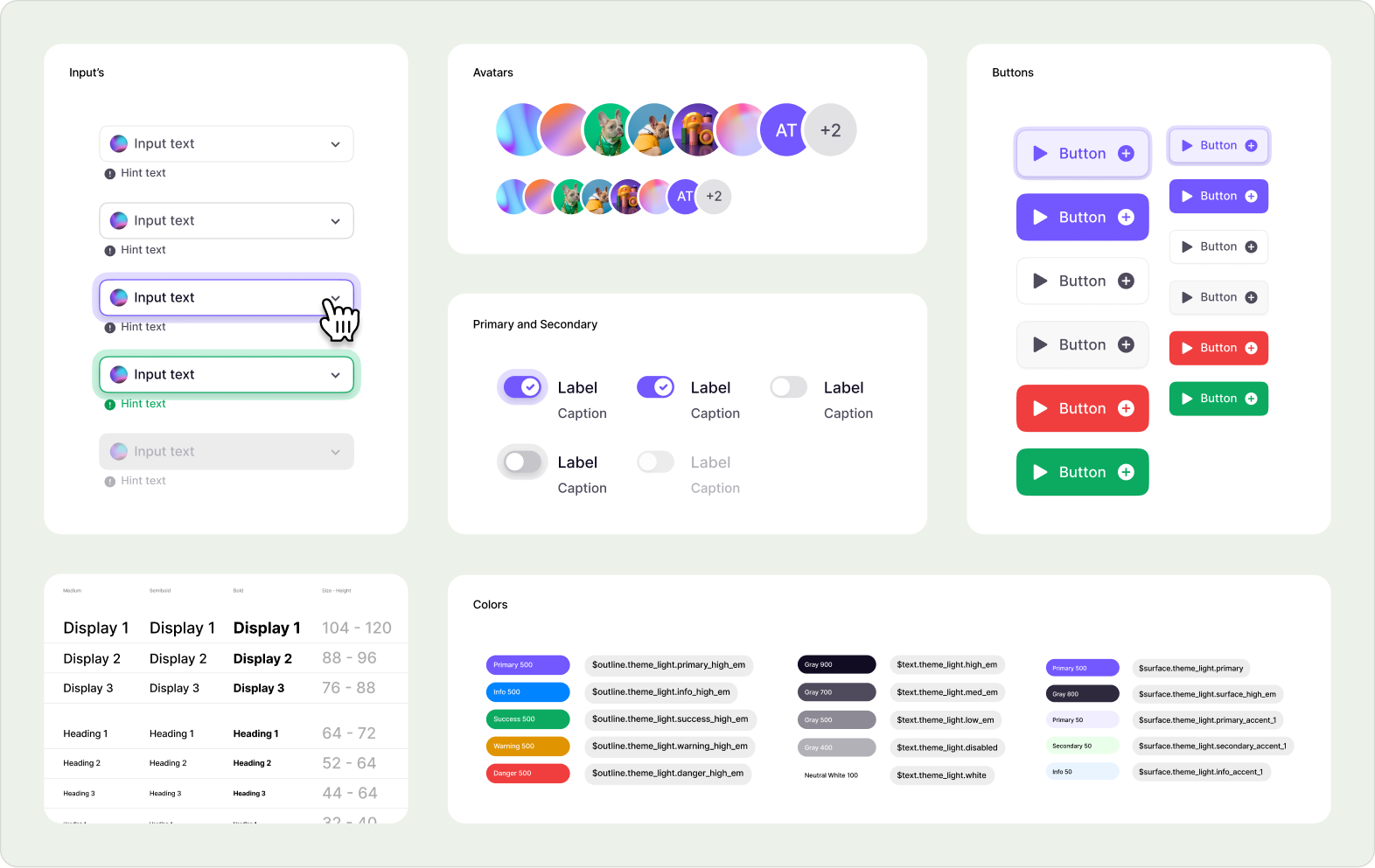 Design system overview