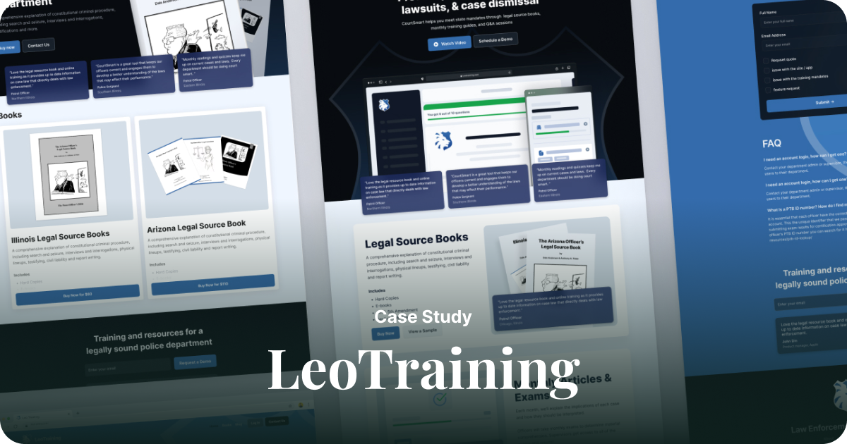 Law Enforcement Training Platform
