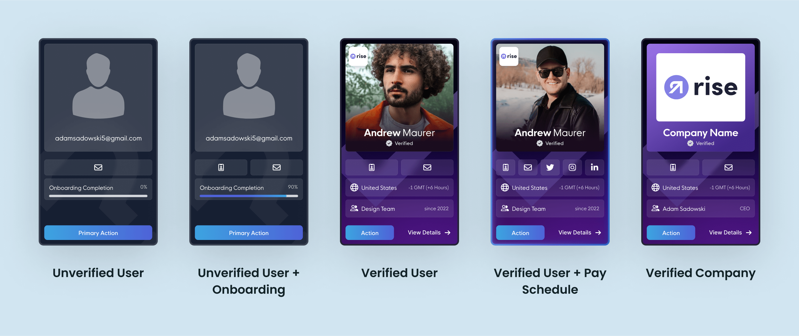 Rise ID cards