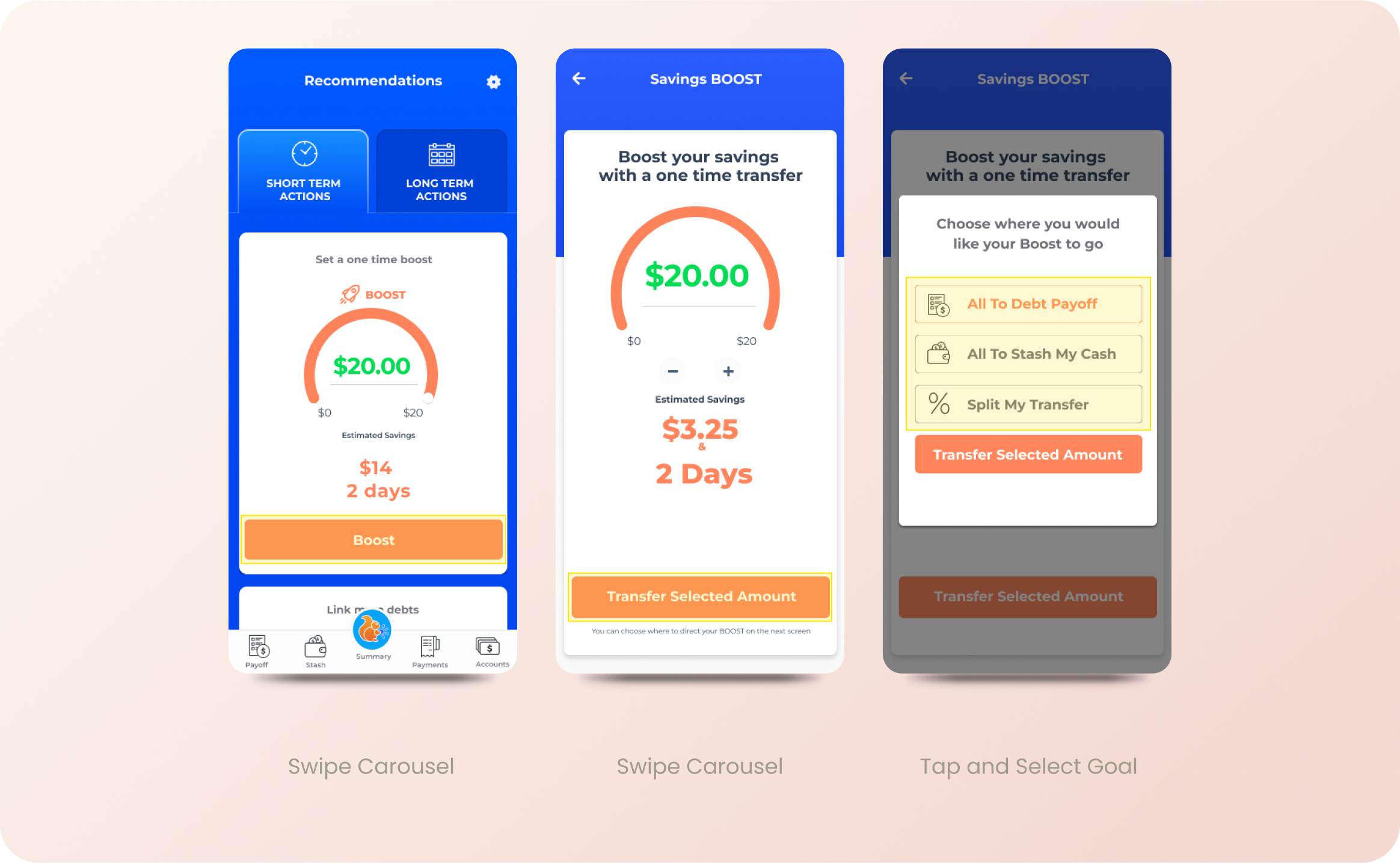 Boost deposit iteration