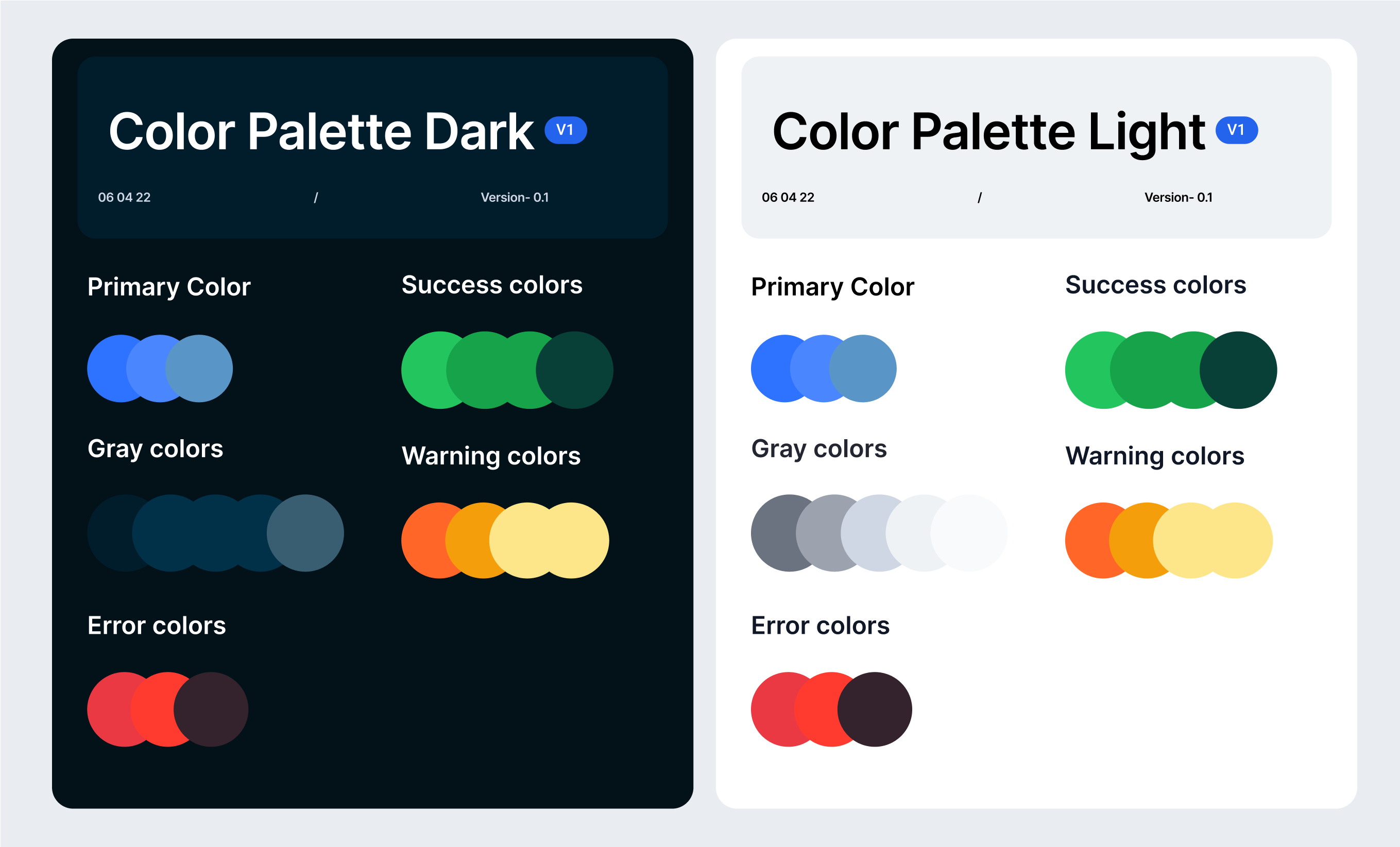 Color palette