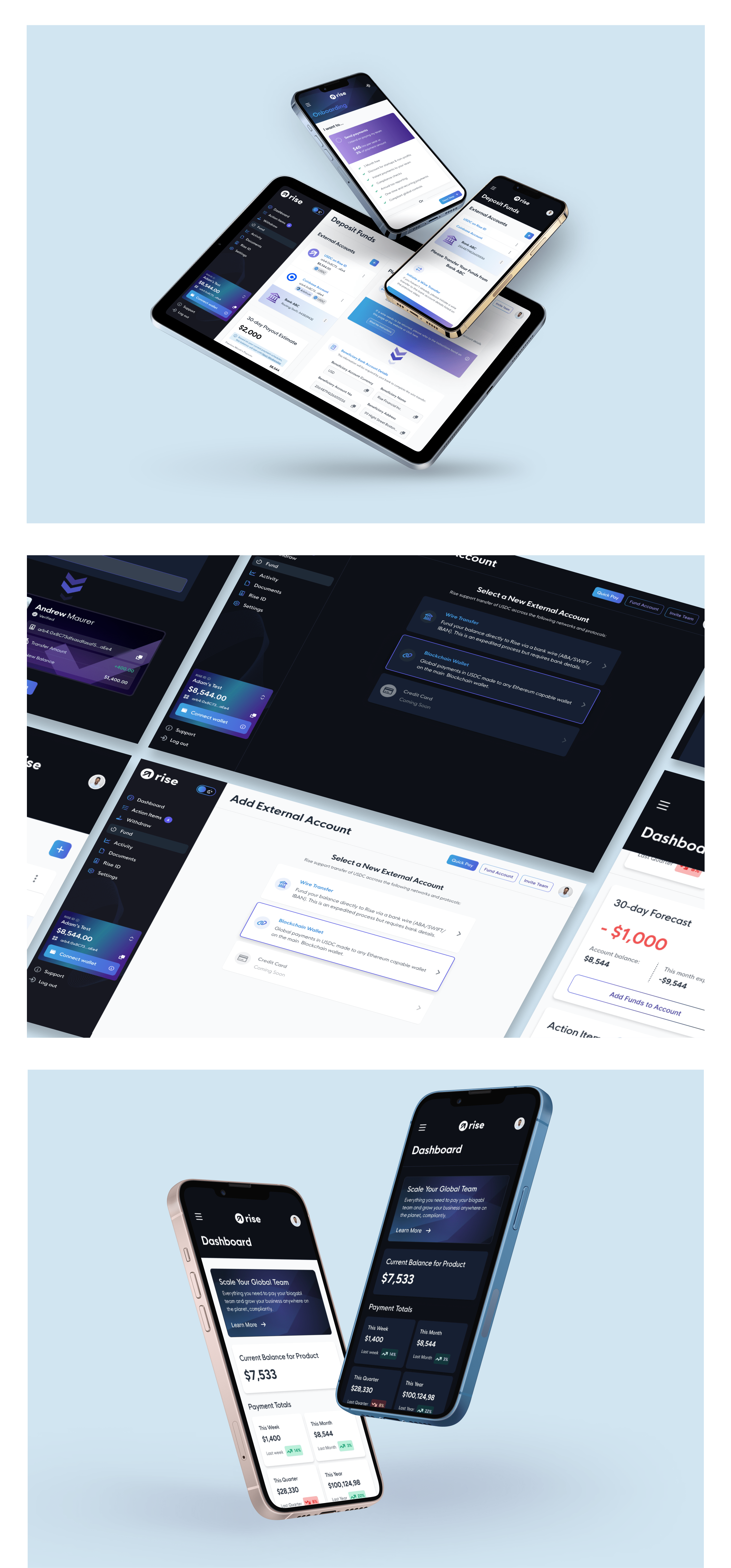 High fidelity mockups