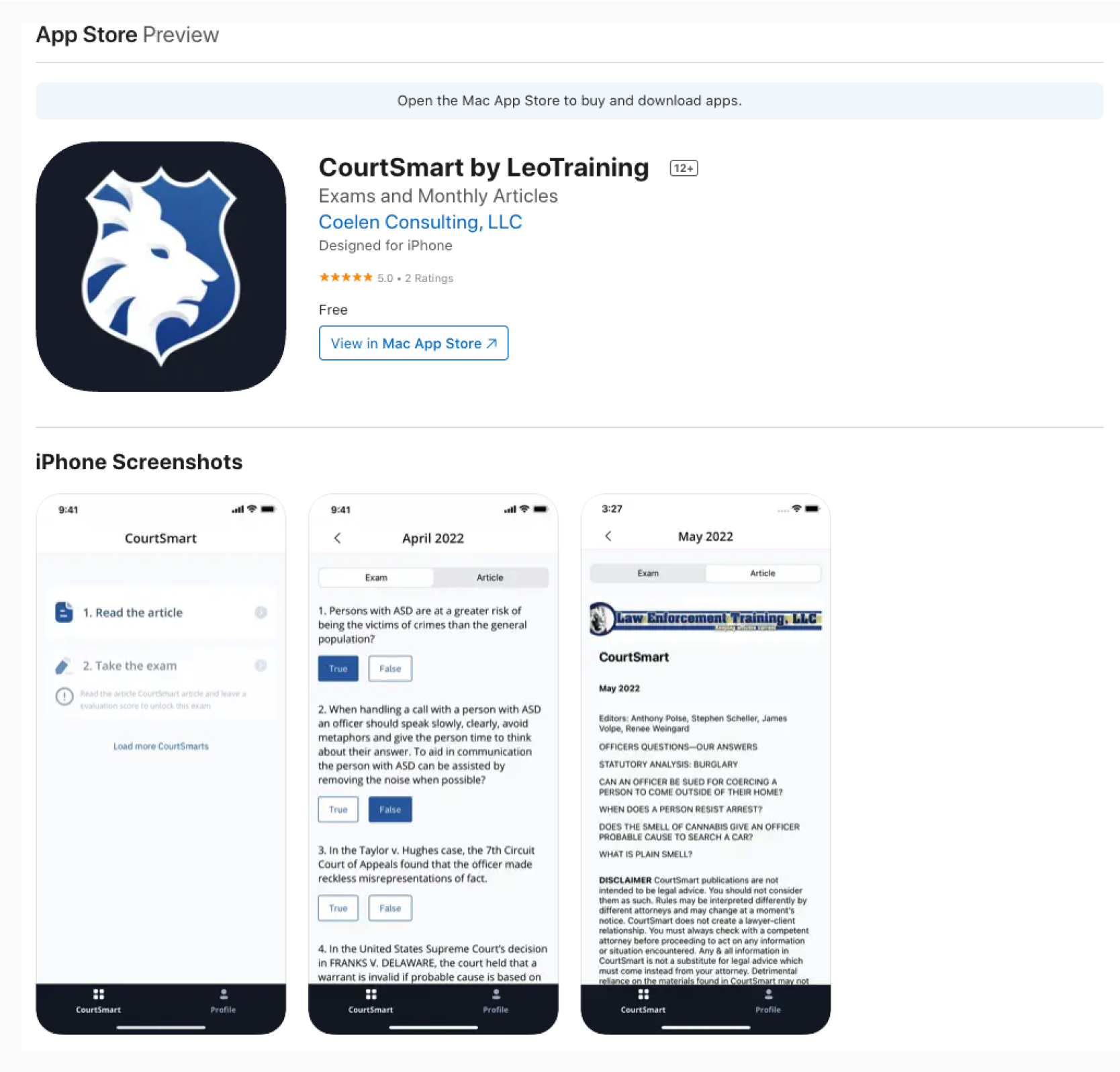 Mobile companion app