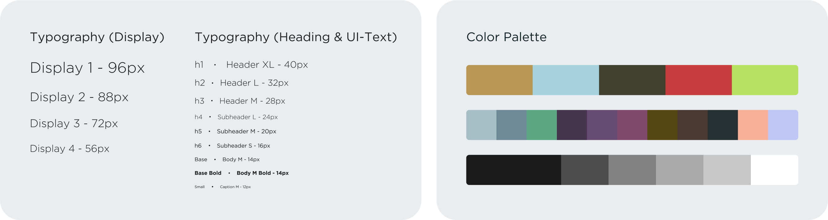 Type and color system