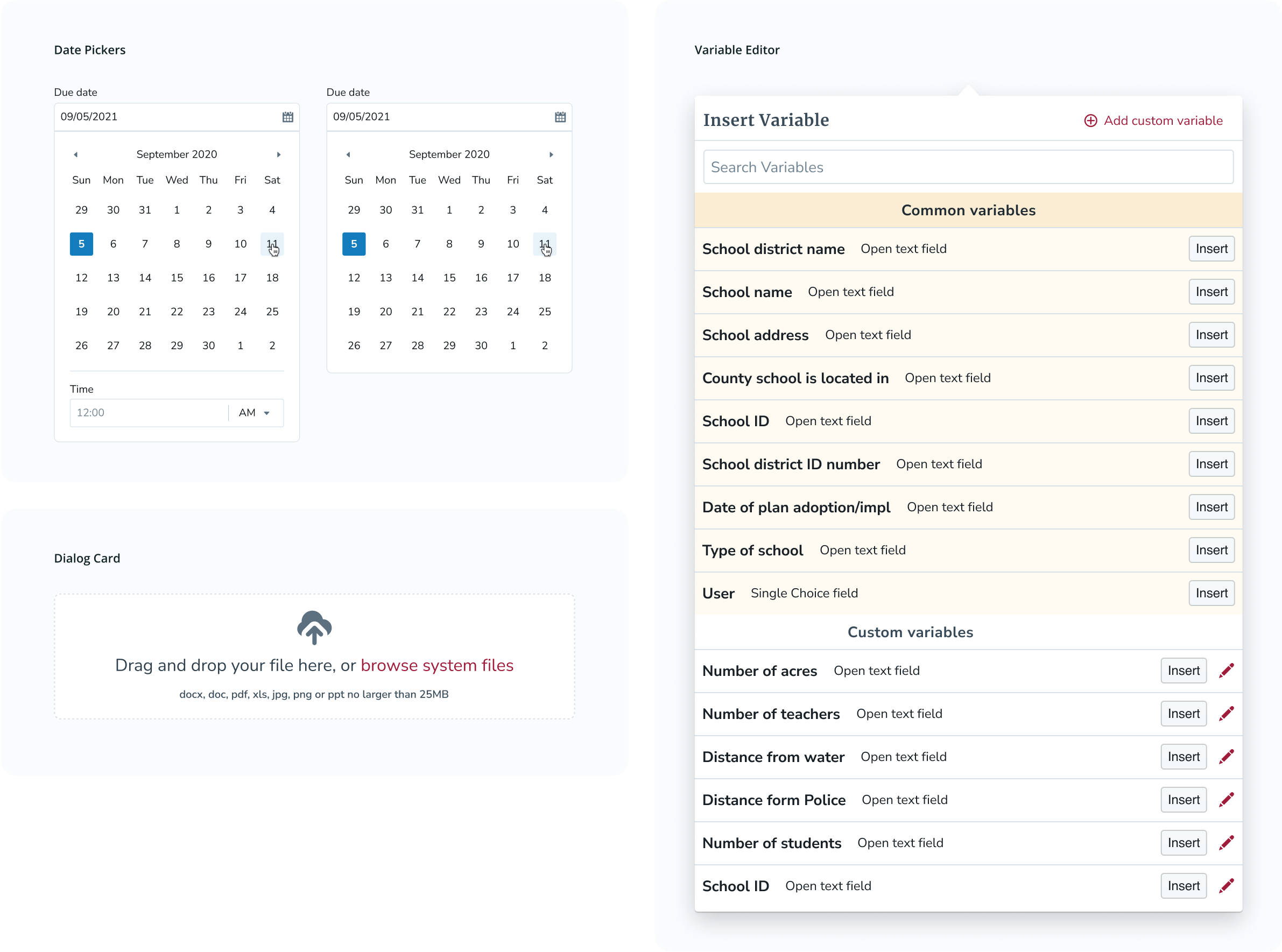 Design system patterns