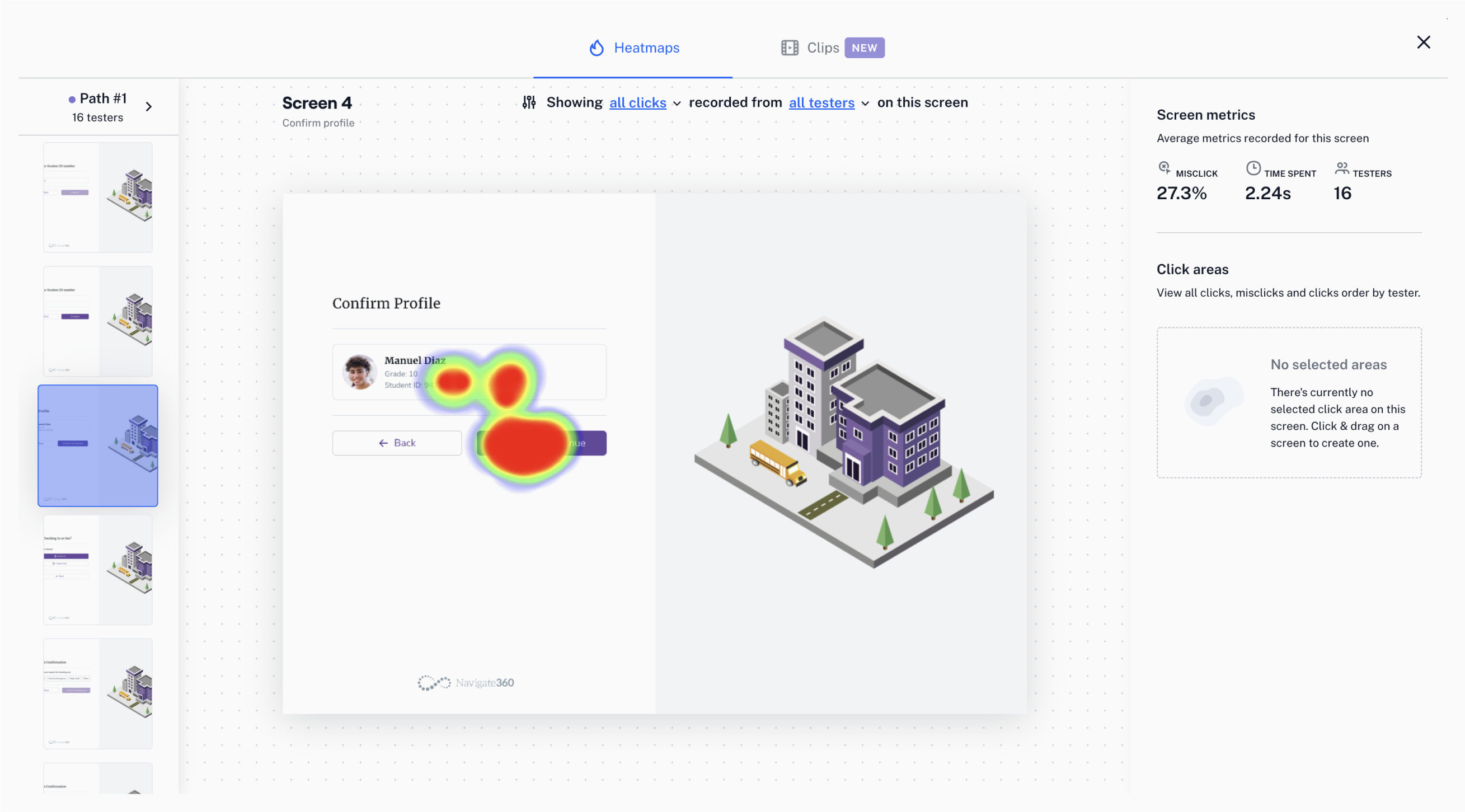 Maze user testing